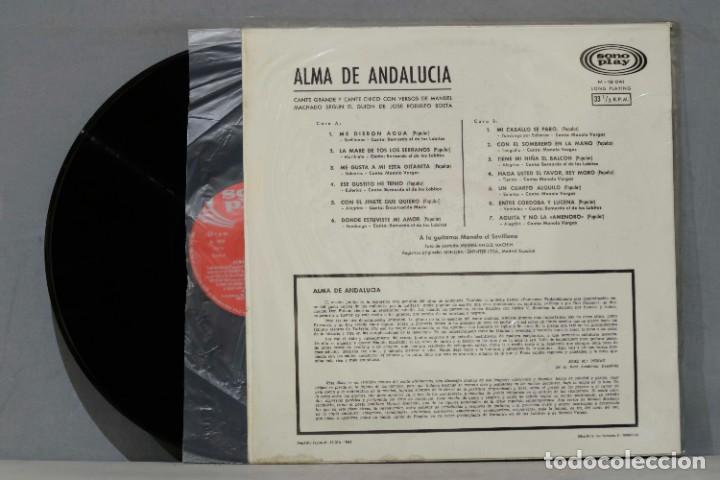 Discos de vinilo: LP. ALMA DE ANDALUCIA. MANUEL MACHADO - Foto 2