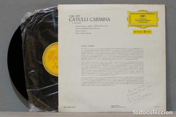 Discos de vinilo: LP. CATULLI CARMINA. ORFF. JOCHUM - Foto 2