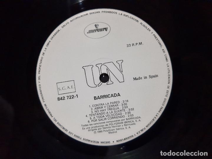 Discos de vinilo: BARRICADA -DOBLE DIRECTO- 2 X LP DISCO VINILO - Foto 2