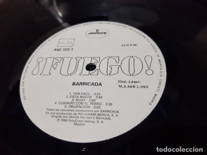 Discos de vinilo: BARRICADA -DOBLE DIRECTO- 2 X LP DISCO VINILO - Foto 3