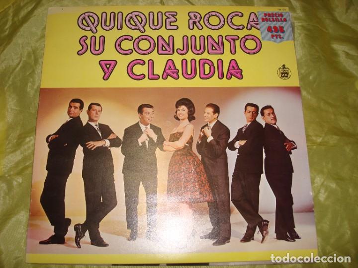 Discos de vinilo: QUIQUE ROCA, SU CONJUNTO Y CLAUDIA. HISPAVOX, 1983. IMPECABLE - Foto 1
