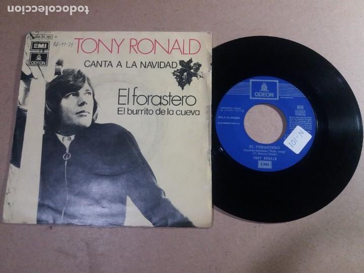 Discos de vinilo: TONY RONALD / EL FORASTERO / SINGLE 7 PULGADAS - Foto 1