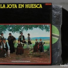 Discos de vinilo: LP. LA JOTA EN HUESCA. GRUPOS DE LA PROVINCIA DE HUESCA