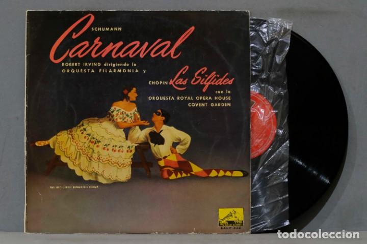 Discos de vinilo: LP. Schumann. Carnaval, Chopin. Les Sylphides - Foto 1