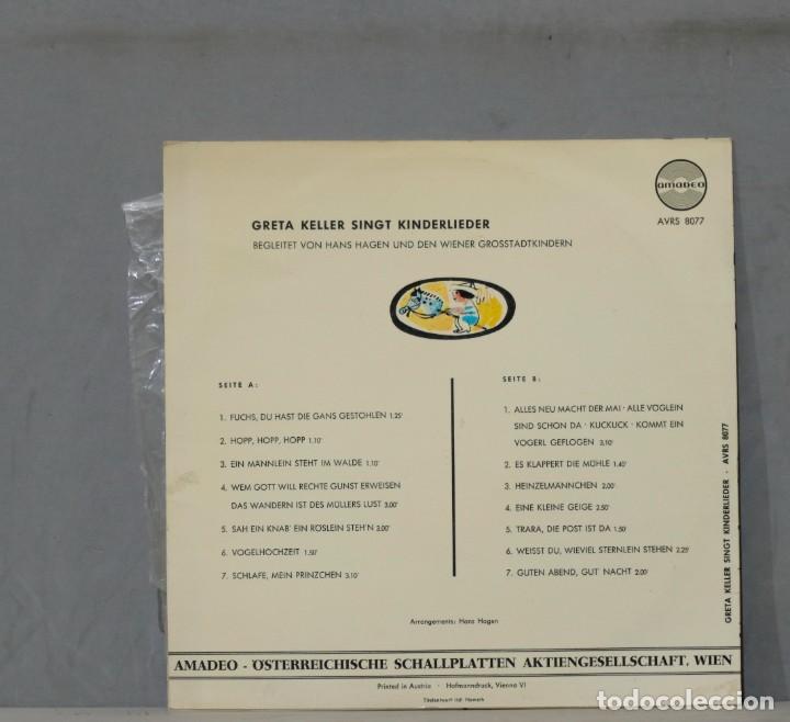 Discos de vinilo: LP. Greta Keller Singt Kinderlieder - Foto 2