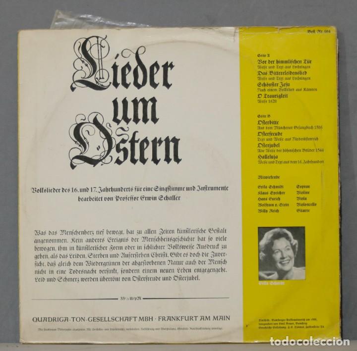 Discos de vinilo: LP. LIEDER UM OSTERN - Foto 2