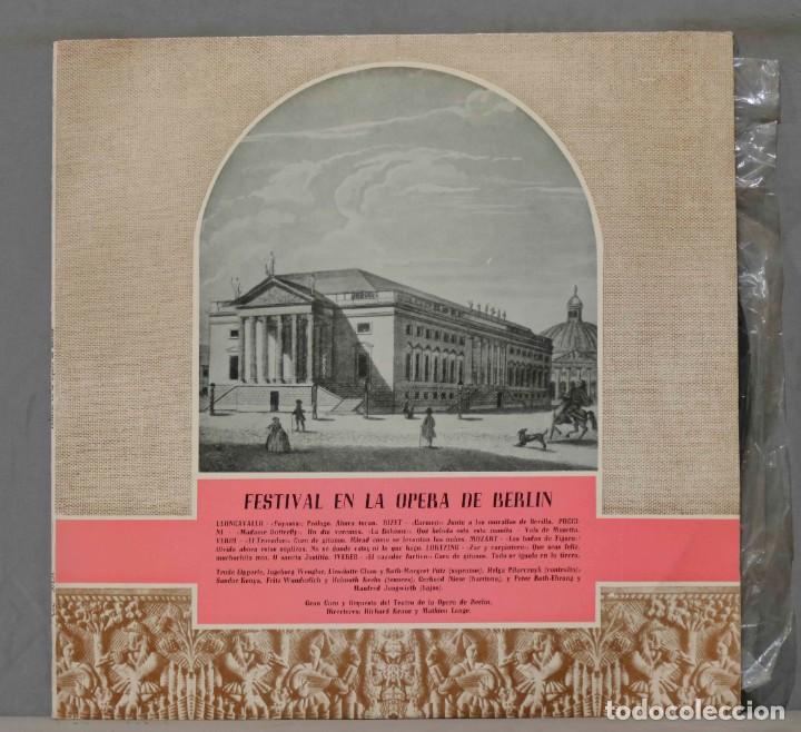 Discos de vinilo: LP. FESTIVAL DE LA OPERA EN BERLIN - Foto 1