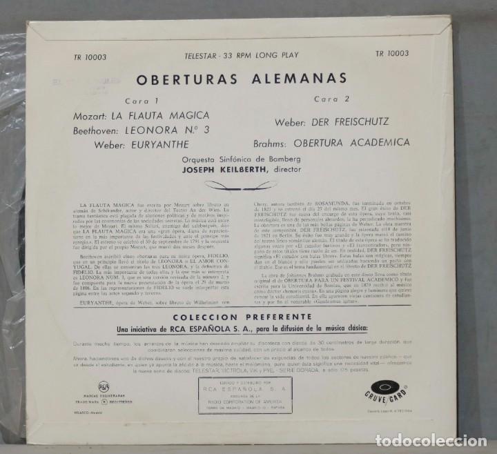 Discos de vinilo: LP. OBERTURAS ALEMANAS. KEILBERTH - Foto 2