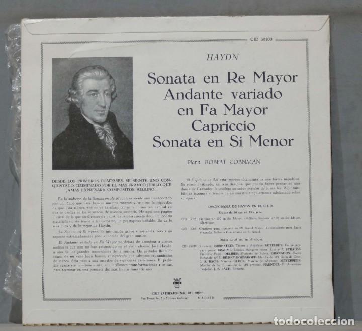 Discos de vinilo: LP. HAYDN. CORMAN - Foto 2