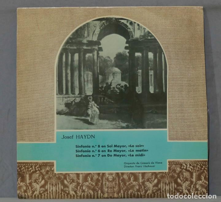 Discos de vinilo: LP. HAYDN. SINFONIA 8 7 6. LITSCHAUER - Foto 1
