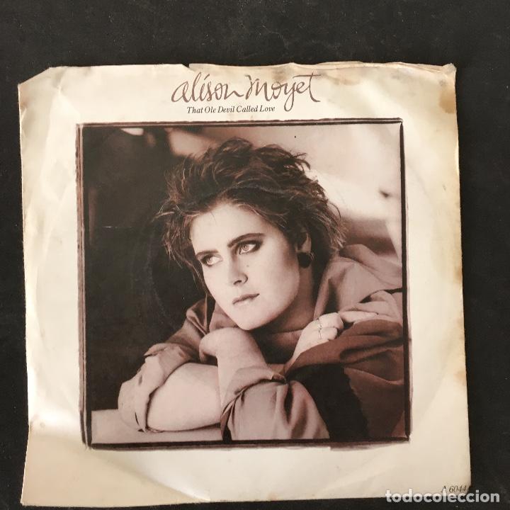 Discos de vinilo: VINILO SINGLE - ALISON MOYET - THAT OLE DEVIL CALLED LOVE - CBS A6044 1985 - Foto 1