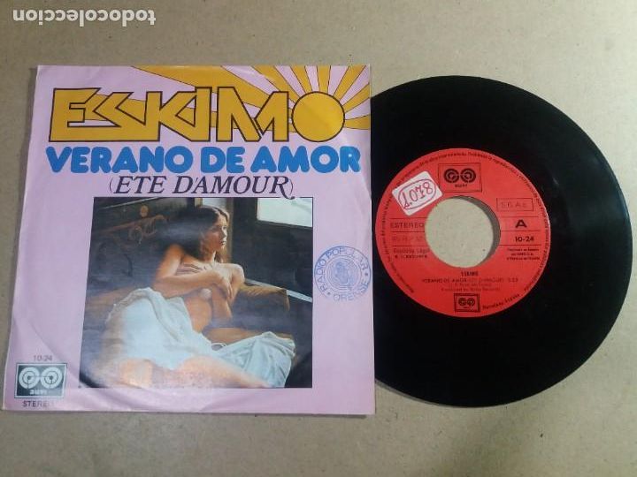 Discos de vinilo: ESKIMO / VERANO DE AMOR / SINGLE 7 PULGADAS - Foto 1