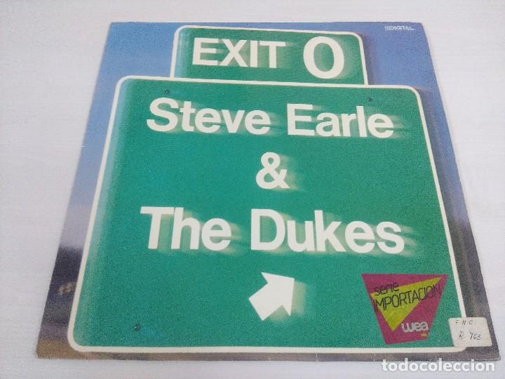 Discos de vinilo: STEVE EARLE & THE DUKES/EXITO/VINILO. - Foto 1