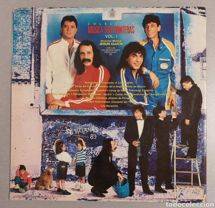 Discos de vinilo: DISCO DE VINILO . CANTORES DE HISPALIS . POR LA PAZ - Foto 2