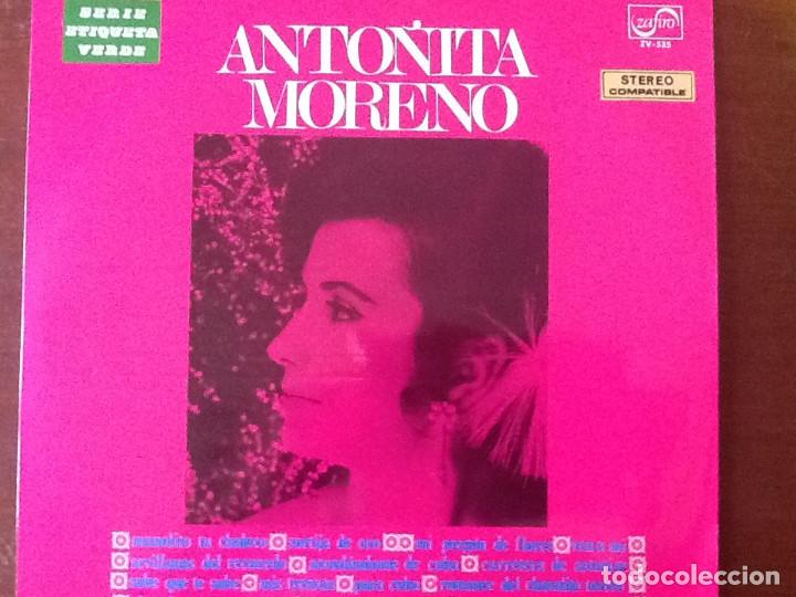 Discos de vinilo: ANTO&Ntilde;ITA MORENO - Foto 1