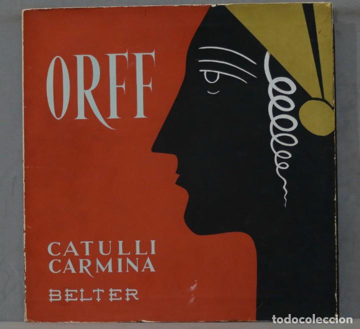 Discos de vinilo: LP. ORFF. CATULLI CARMINA - Foto 1