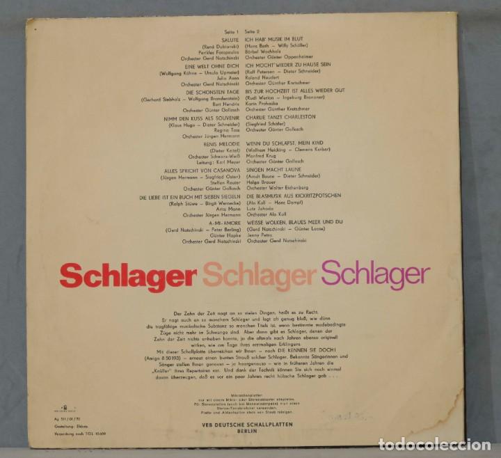 Discos de vinilo: LP. SCHLAGER. SALUTE - Foto 2
