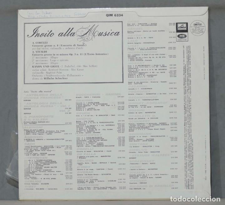 Discos de vinilo: LP. INVITA ALLA MUSICA. CORELLI. VIVALDI - Foto 2