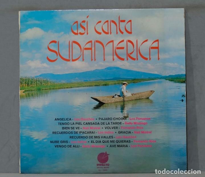 Disques de vinyle: LP. As&iacute; Canta Sudamerica