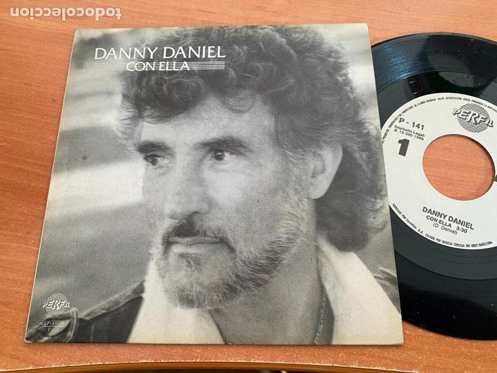Discos de vinilo: DANNY DANIEL (CON ELLA) SINGLE 1984 (EPI9) - Foto 1