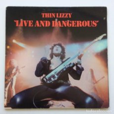 Discos de vinilo: THIN LIZZY ‎– LIVE AND DANGEROUS , 2 LPS SCANDINAVIA 1978 VERTIGO