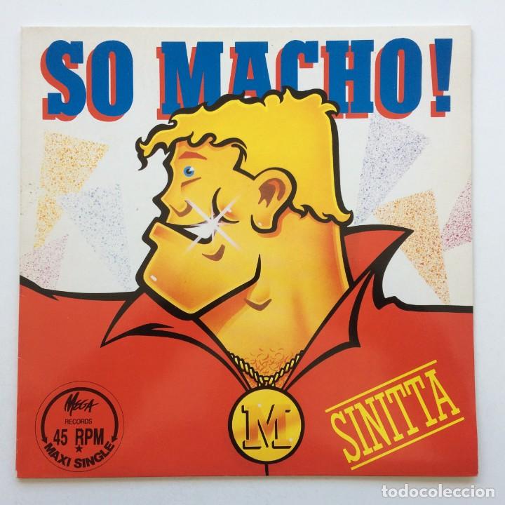 Discos de vinilo: Sinitta &lrm;&ndash; So Macho! / Showdown , Scandinavia 1986 Mega Records - Foto 1