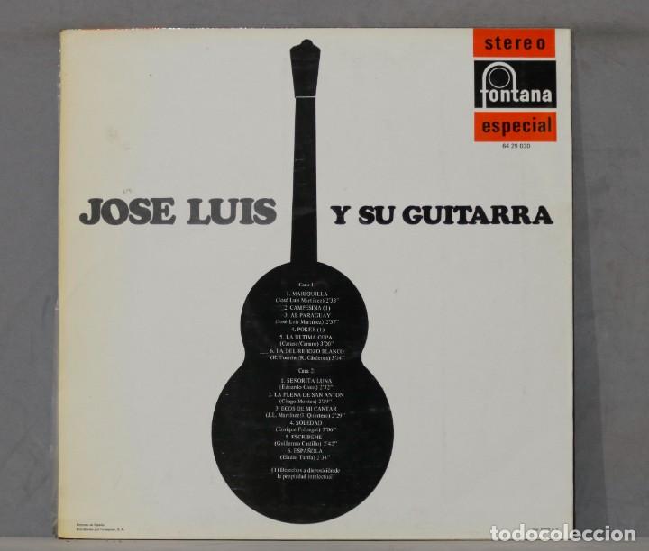 Discos de vinilo: LP. JOS&Eacute; LUIS Y SU GUITARRA - Foto 2