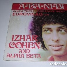 Discos de vinilo: A-BA-NI-BI VENCEDORA EUROVISIÓN 1981 SINGLE EDICIÓN PORTUGUESA. Lote 321125893