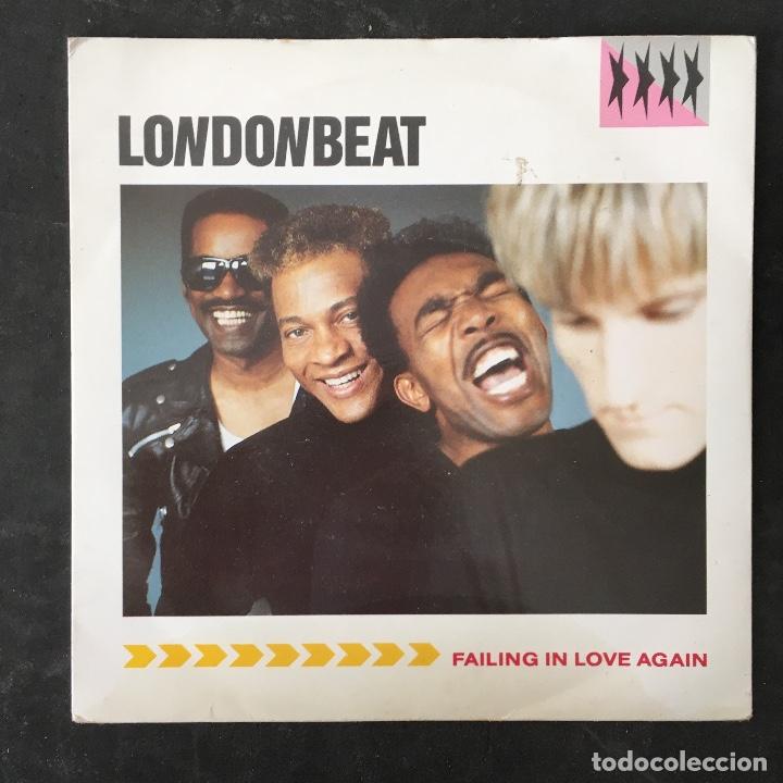 Disques de vinyle: VINILO SINGLE - LONDONBEAT - FAILING IN LOVE AGAIN - ANX007 ANXIOUS 1988