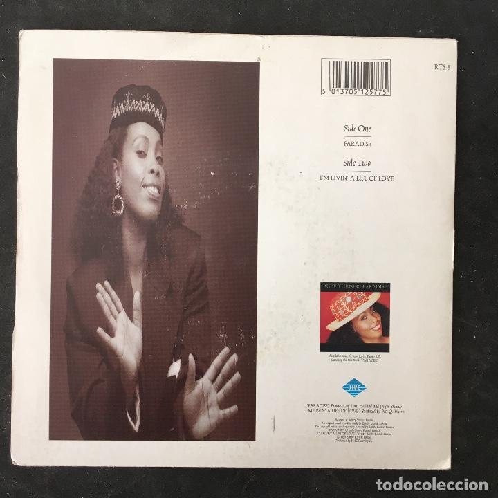 Discos de vinilo: VINILO SINGLE - RUBY TURNER - PARADISE - RTS8 JIVE 1989 - Foto 2