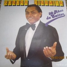 Discos de vinilo: SONORA DINAMITA - 20 AÑOS DE EXITOS LP - EDICON ESPAÑOLA - EDIGASA RECORDS 1981 - STEREO -. Lote 321214283