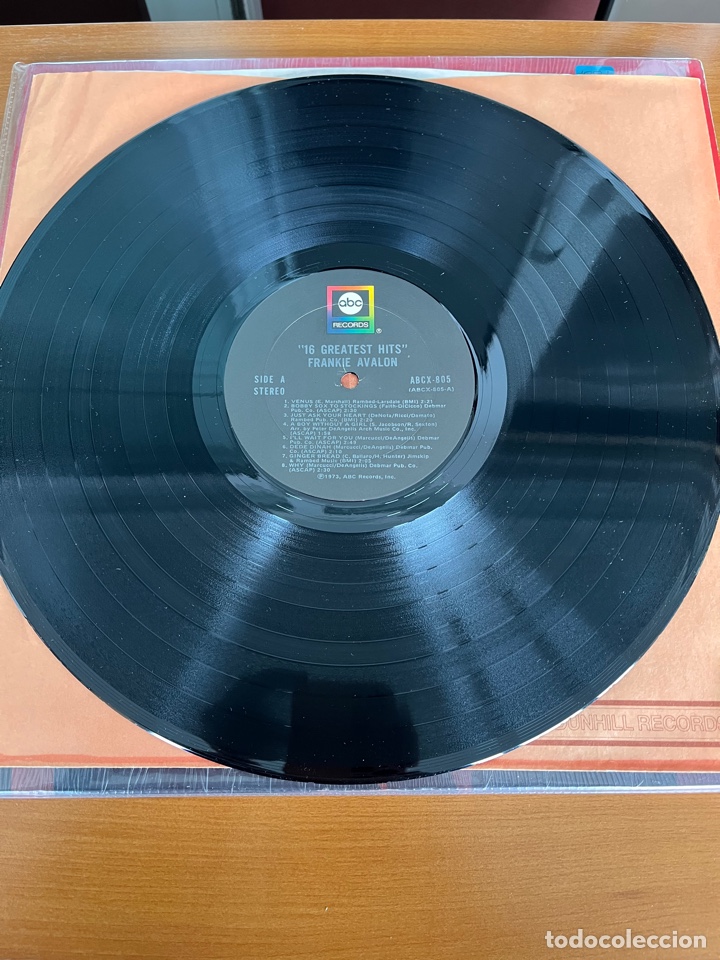 Discos de vinilo: Frankie Avalon - 16 Greatest Hits - Foto 3
