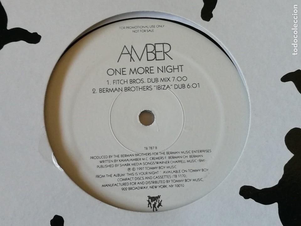 Discos de vinilo: Amber - One More Night - 1996 - Foto 1