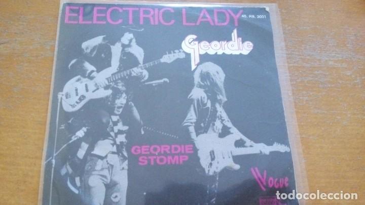Discos de vinilo: Geordie &lrm;&ndash; Electric Lady SINGLE 1973 - Foto 1