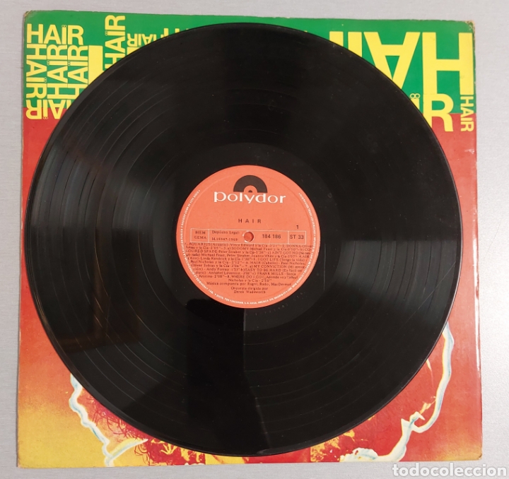 Discos de vinilo: DISCO DE VINILO . HAIR - Foto 3