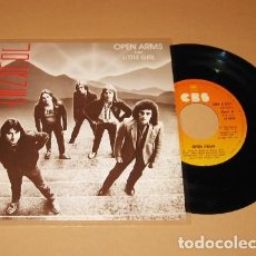 Discos de vinilo: JOURNEY - OPEN ARMS - SINGLE - 1982 - SPAIN - NUEVO / HIT VERSIONADO POR MARIAH CAREY. Lote 321305558