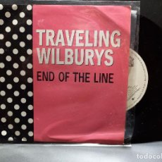 Discos de vinilo: TRAVELING WILBURYS - DYLAN & HARRISON ´- END OF THE LINE . EP SPAIN 1988 PEPETO TOP. Lote 321312253