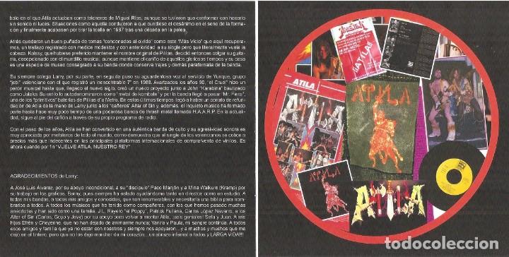 Discos de vinilo: SINGLE &rdquo;ATILA&rdquo; + SINGLE &rdquo;YUNQUE&rdquo; - EDIC. SPAIN 2022 - Foto 6