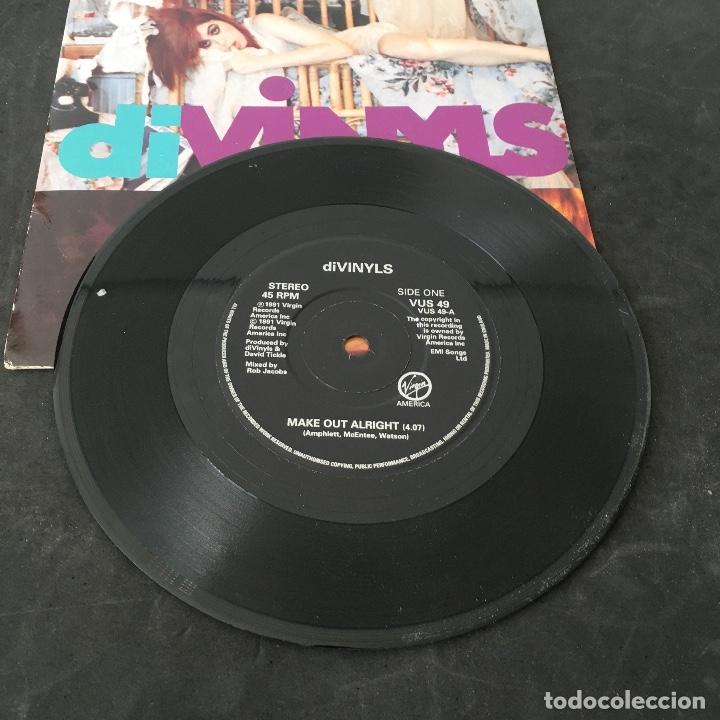 Discos de vinilo: VINILO SINGLE - DIVINYLS - MAKE OUT ALRIGHT - VUS49 VIRGIN 1991 - Foto 3