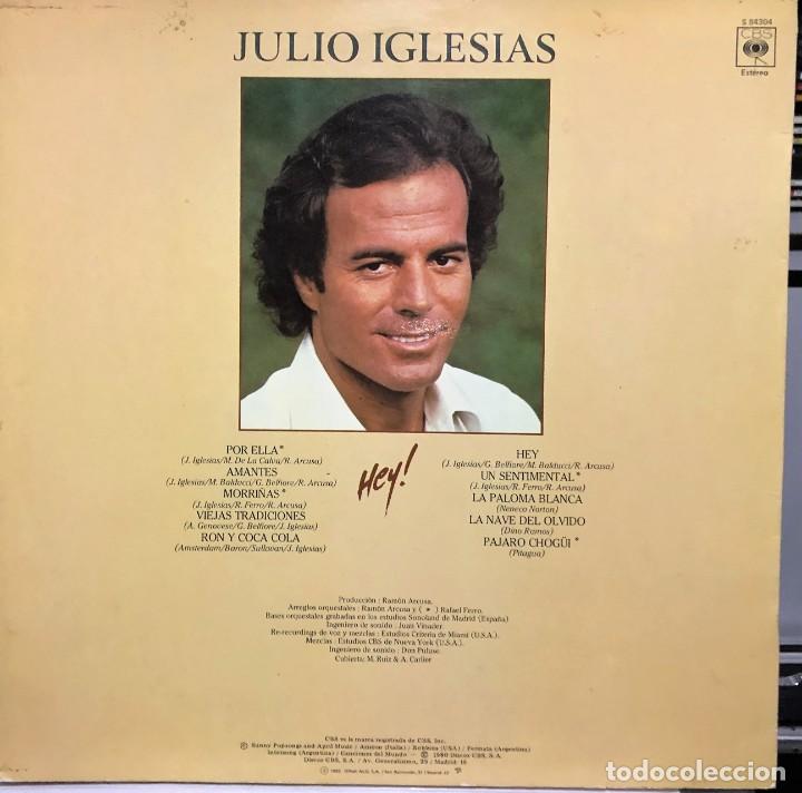 Discos de vinilo: Julio Iglesias &ndash; Hey! - - Foto 2