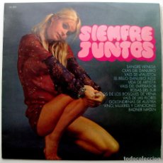 Discos de vinilo: ORQUESTA SINFONICA JACK CORIN - SIEMPRE JUNTOS - LP ALCANCE 1970 SEXY COVER BPY. Lote 321342863
