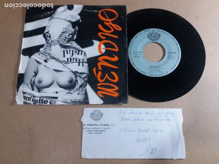 Discos de vinilo: WENDIGO / ESTAS PERDIDO / SINGLE 7 PULGADAS - Foto 1