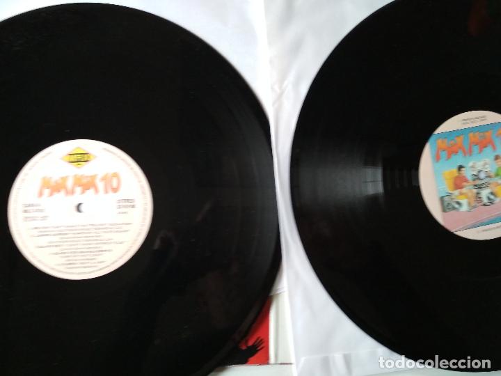 Discos de vinilo: MAX MIX 10, 2 LPS, DOBLE PORTADA, MAX RECORDS 1990 - Foto 4