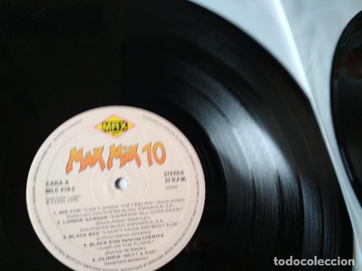 Discos de vinilo: MAX MIX 10, 2 LPS, DOBLE PORTADA, MAX RECORDS 1990 - Foto 6