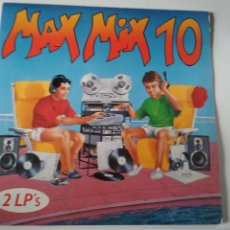 Discos de vinilo: MAX MIX 10, 2 LPS, DOBLE PORTADA, MAX RECORDS 1990. Lote 321359093