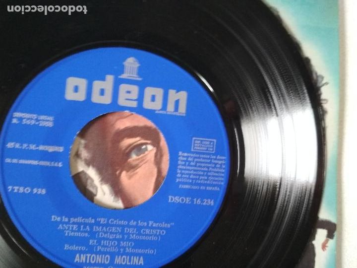 Discos de vinilo: ANTONIO MOLINA, EL CRISTO DE LOS FAROLES,1958 - Foto 3