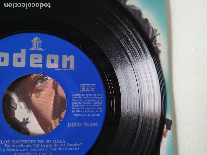 Discos de vinilo: ANTONIO MOLINA, EL CRISTO DE LOS FAROLES,1958 - Foto 4