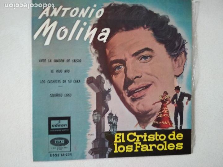 Discos de vinilo: ANTONIO MOLINA, EL CRISTO DE LOS FAROLES,1958 - Foto 1