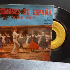 Discos de vinilo: LOS XEY REGIONES DE ESPAÑA SANTANDER QUE BELLO ES/SEMBLANZAS GALLEGAS/ +2 EP 1959 PEPETO. Lote 321380413