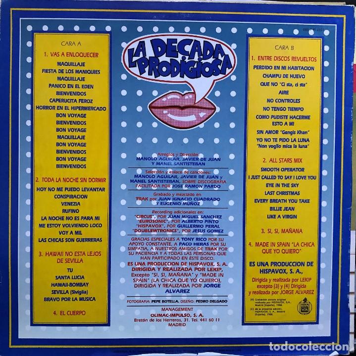 Discos de vinilo: La D&eacute;cada Prodigiosa &ndash; Los A&ntilde;os 80 - - Foto 2